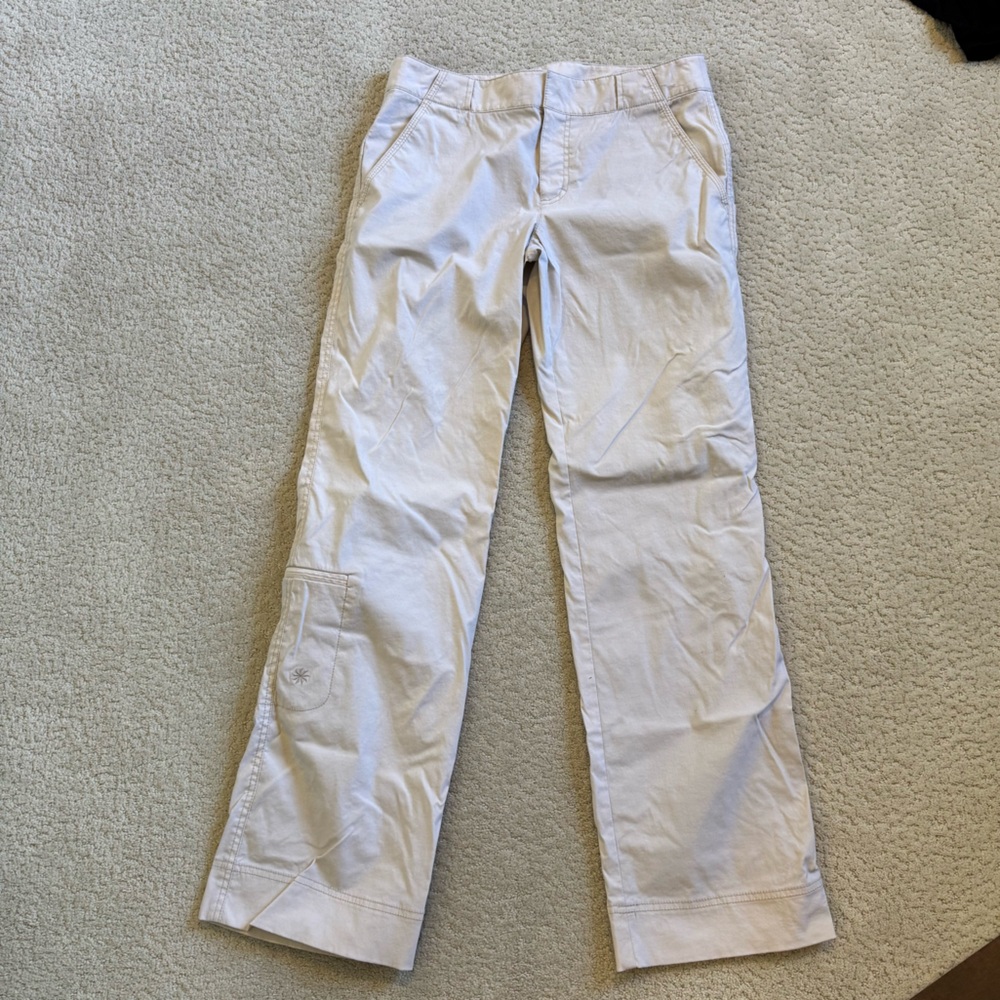 Athleta Women's Hiking Athletic Cargo Pants Zip Pockets